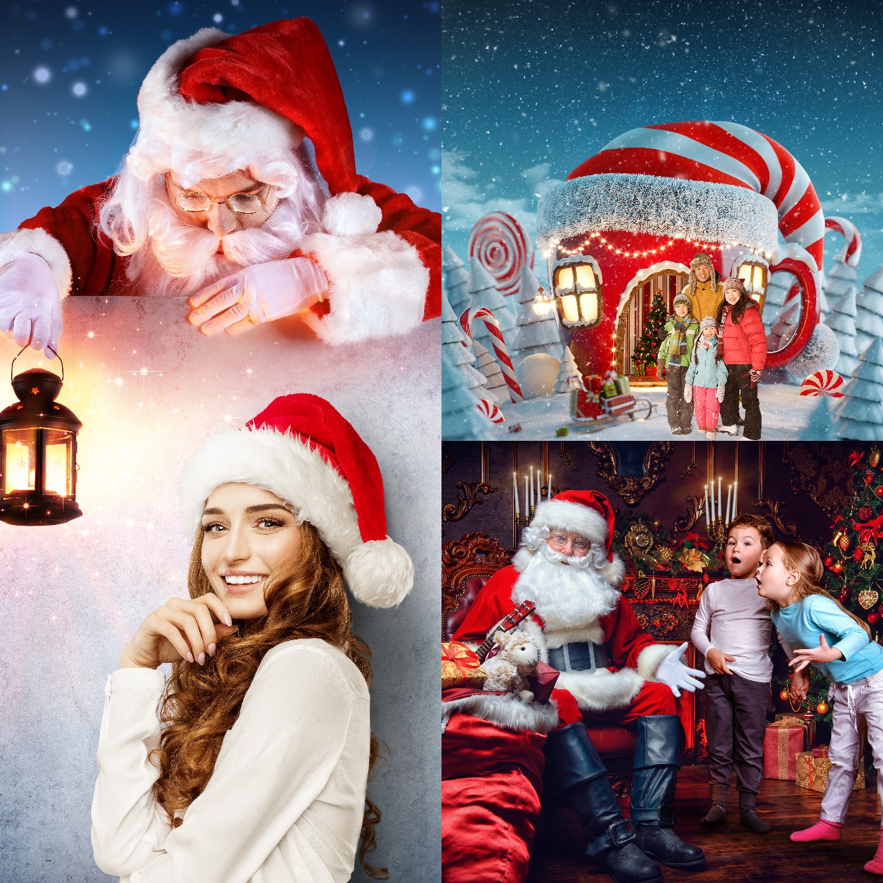 Best Christmas Lookbooks - Santa Claus Lookbook designs